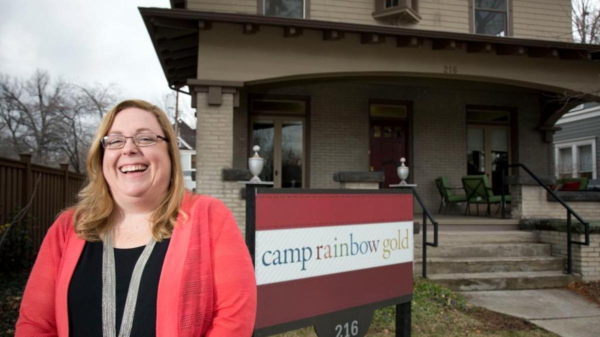 Elizabeth Lizberg leads Camp Rainbow Gold, this year’s FUNDSY beneficiary.
