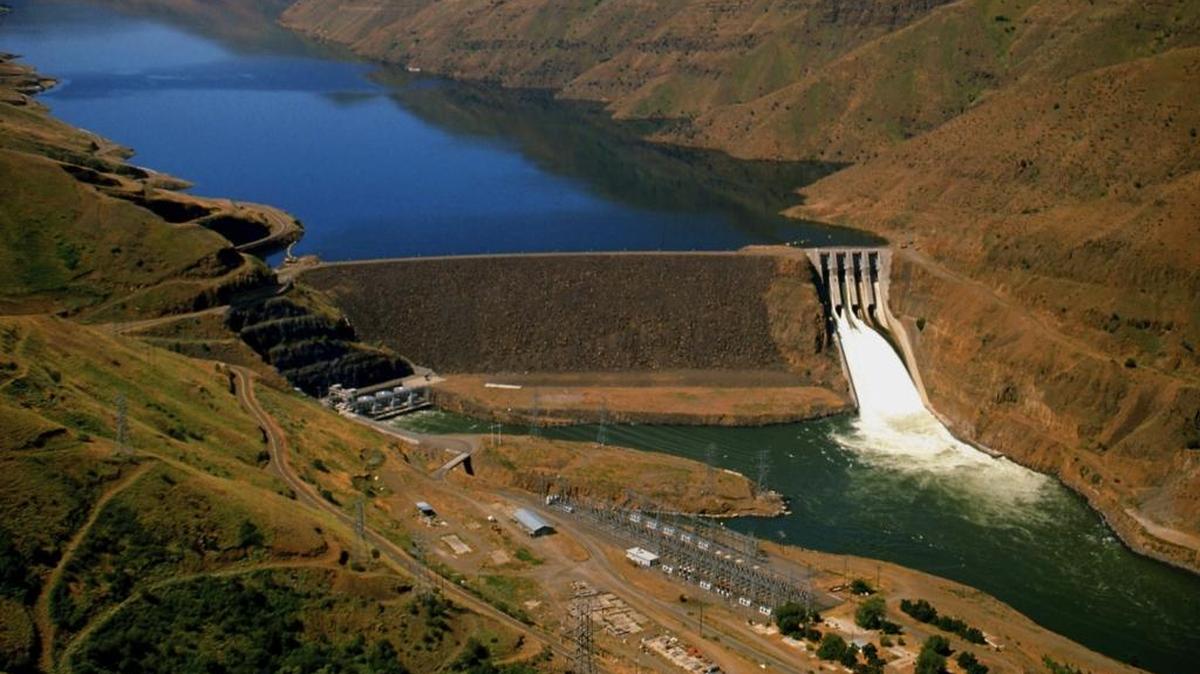 An Idaho man faces federal charges of destruction of an energy facility after allegedly shooting at power substations at Brownlee Dam, pictured here, and Hell’s Canyon Dam on the Snake River.