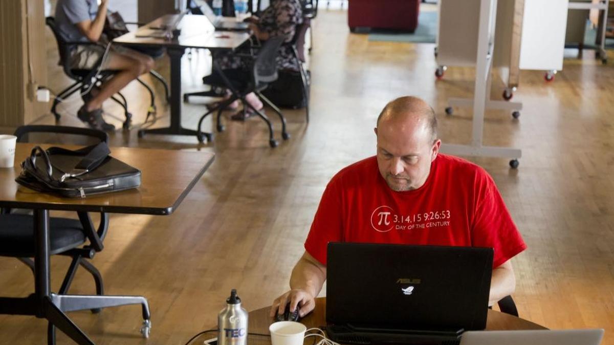 New investors are interested in Boise’s tech scene, writes entrepreneur Leif Elgethun. Places like Trailhead Boise offer a meeting and learning venue for tech industry leaders and workers, such as game developer Markus Nigrin, pictured in 2015.