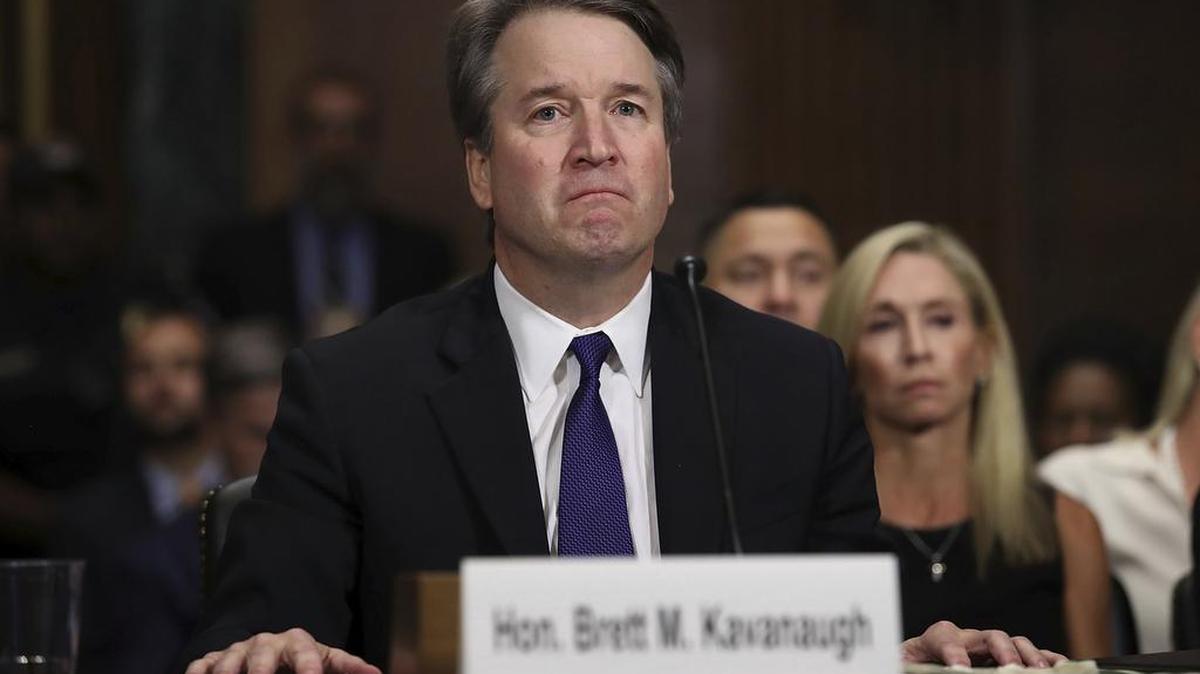 Supreme Court nominee Brett Kavanaugh testifies before the Senate Judiciary Committee on Capitol Hill on Sept. 27.