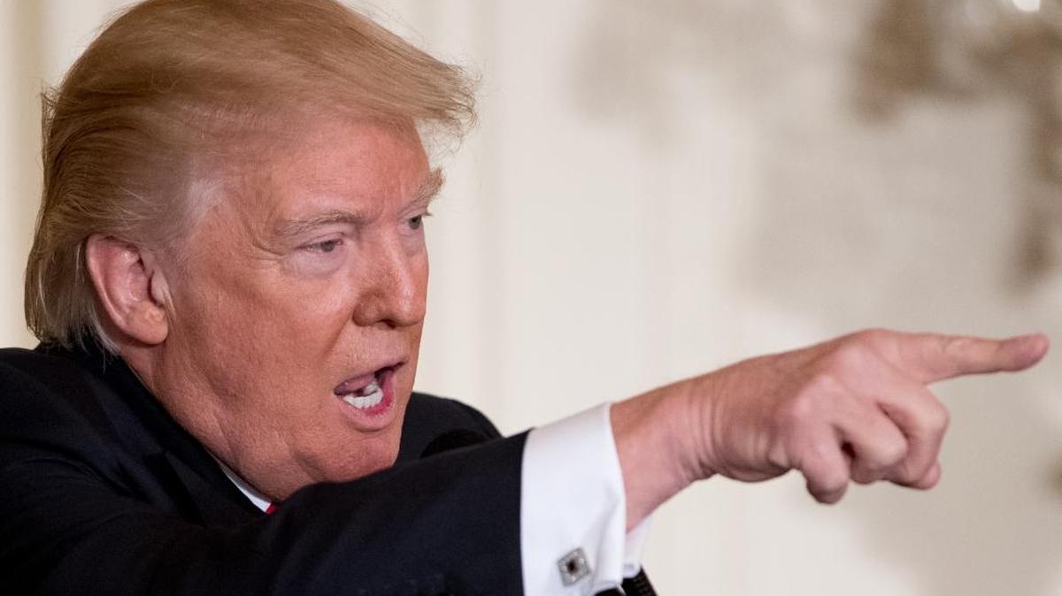President Donald Trump speaks during a news conference, Thursday, Feb. 16, 2017, in the East Room of the White House in Washington. (AP)