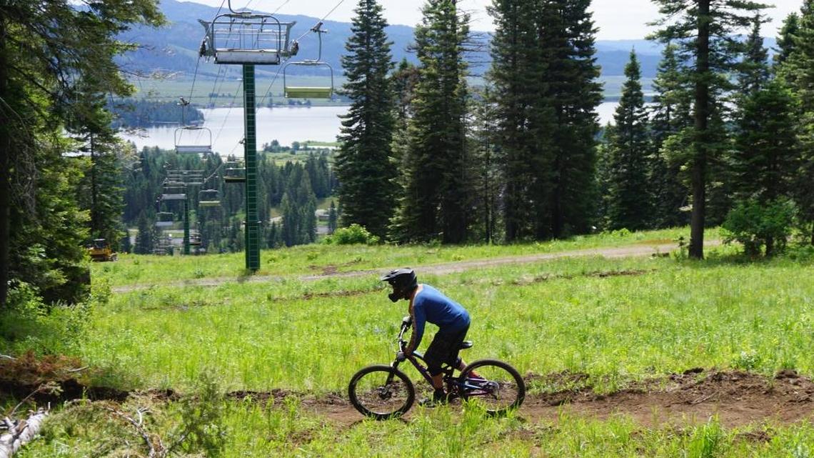 Mountain biking, hiking, sightseeing and other summer activities have become a revenue source for Idaho ski areas, like Tamarack Resort.