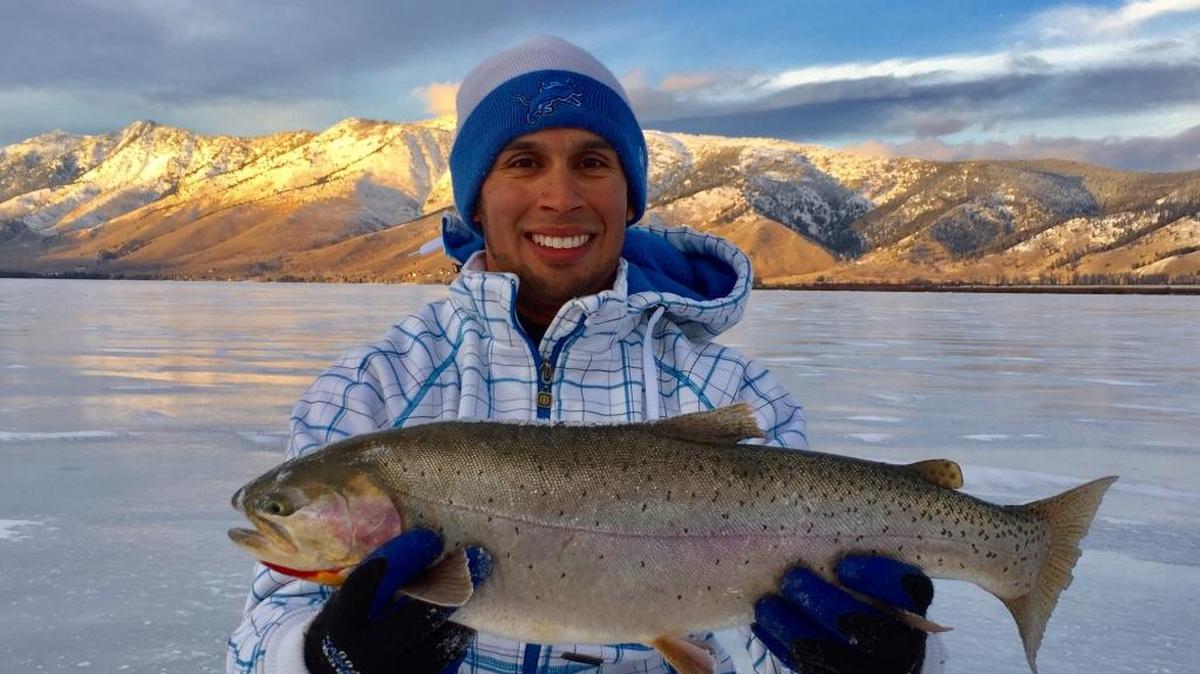 Ice fishing can be tough sledding, but this monster cutthroat trout was well worth the five-hour journey to Henry’s Lake.