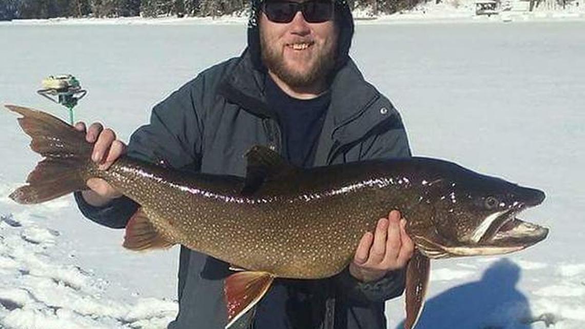 Brad Spencer of McCall loves to chase Mackinaw trout, especially in the wintertime when the fish are much more active.