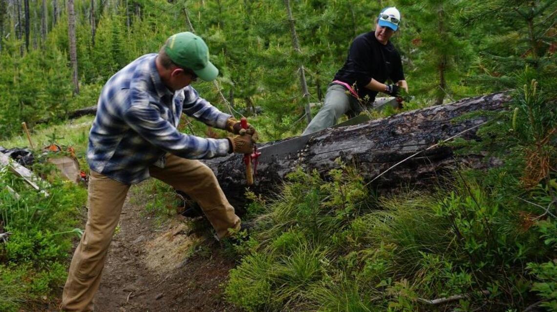 With volunteer labor, Idaho trail users help fill maintenance gap