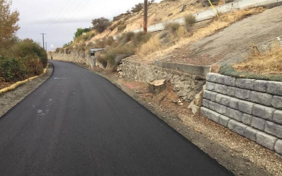 Greenbelt repairs completed along Warm Springs Avenue