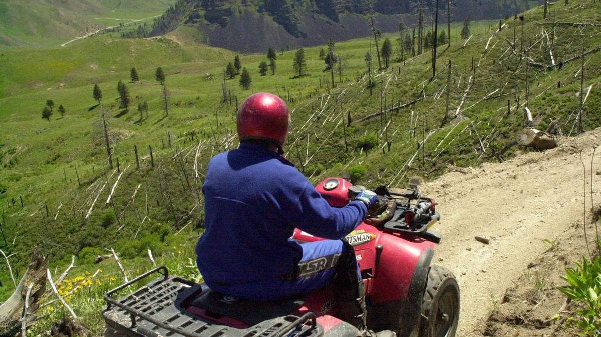 Great views are one of the many attractions of the trails in the Danskin Mountains.