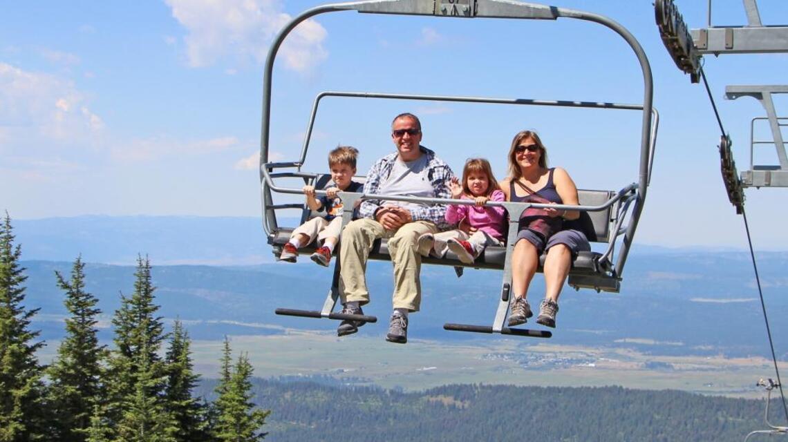 Still-snowy Brundage begins summer season this weekend with lawn party, disc golf