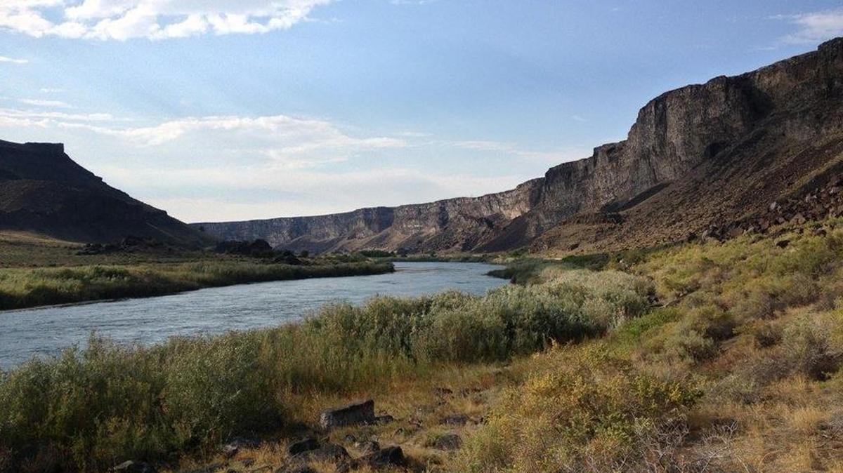 The Snake River canyon can be accessed from Swan Falls Dam or Celebration Park with a 10-mile trail running between them.