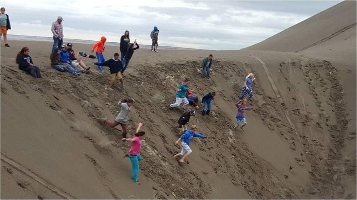 The sixth-graders at Notus Elementary took their education outdoors with an overnight trip in 2016 to Bruneau Dunes State Park.