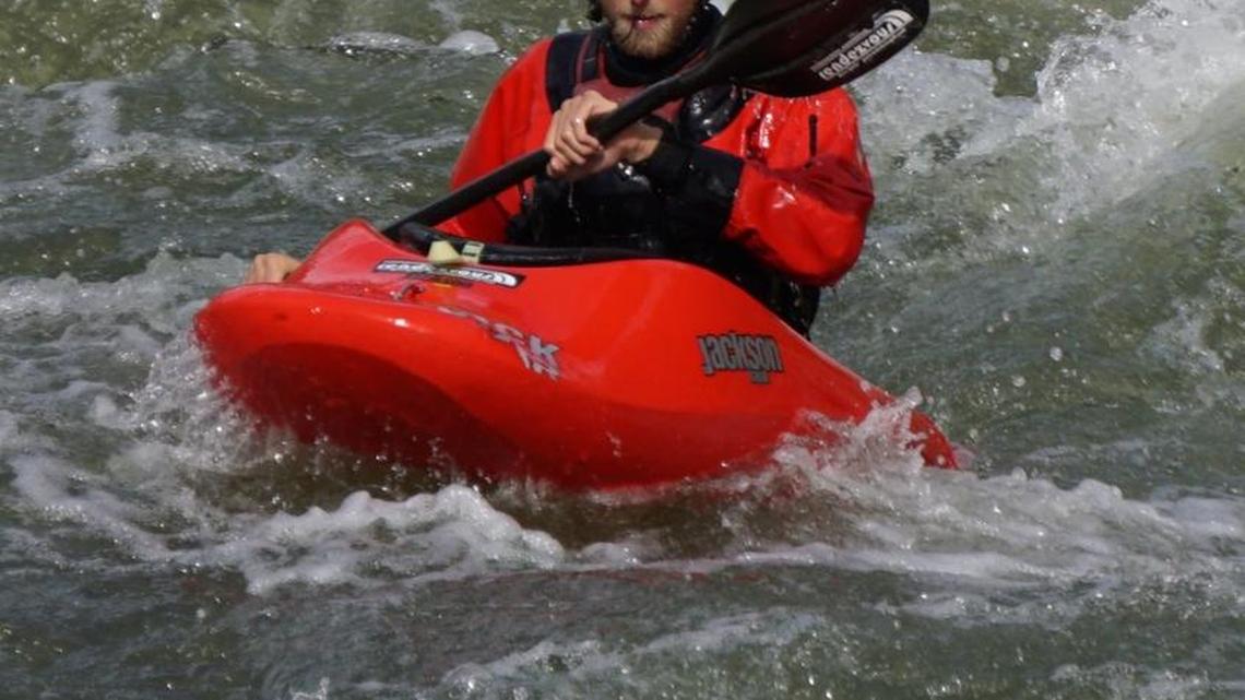 A kayaker navigates the North Fork of the Payette River last summer.