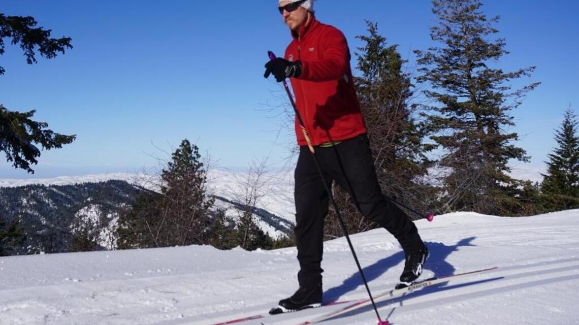 Try cross-country skiing for Learn a Snow Sport Month if you want an outdoor workout