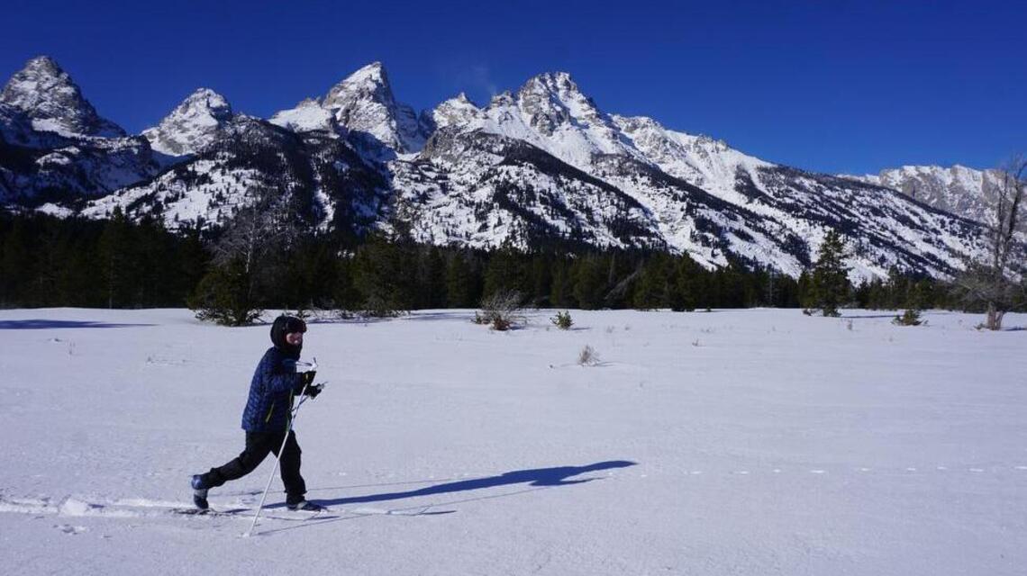 Here’s a fun, easy, family-friendly way to enjoy the majestic Tetons in winter