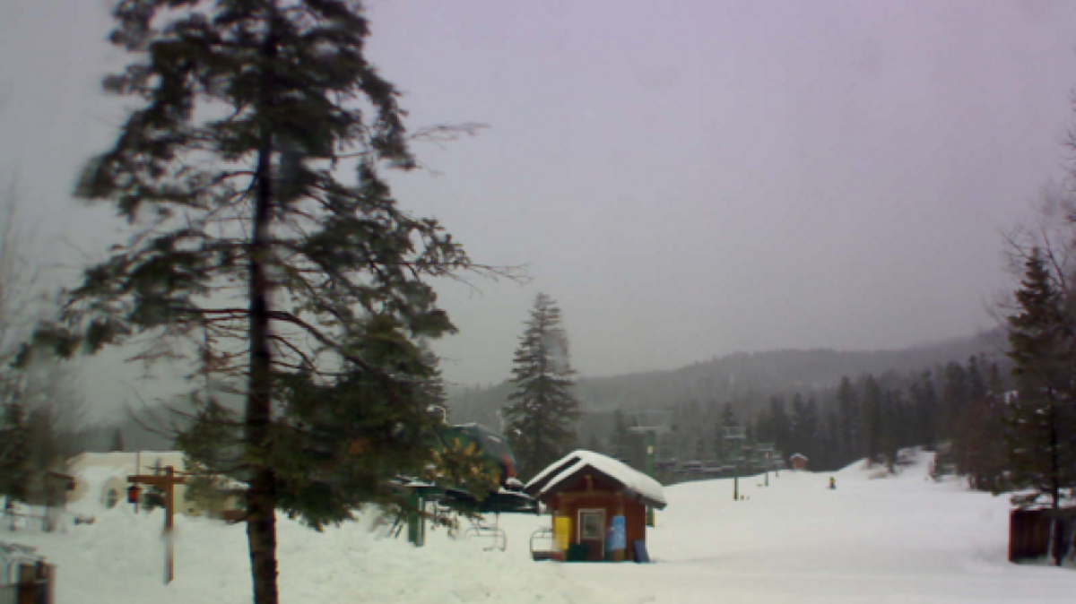 This is the view from Tamarack’s base area taken from the resort’s webcam.