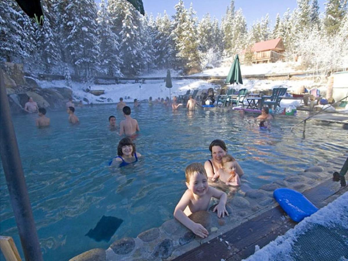 Gold Fork Hot Springs is open year-round but closed on Tuesdays.