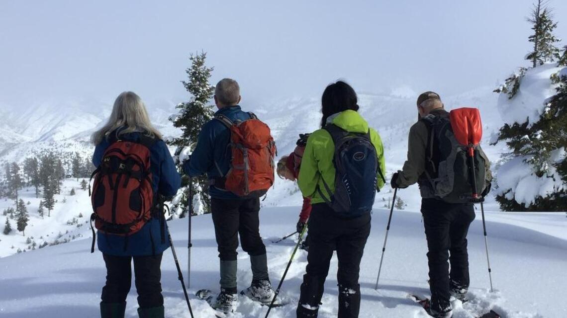 Grab some snowshoes and hit the trail to explore Idaho’s winter landscape