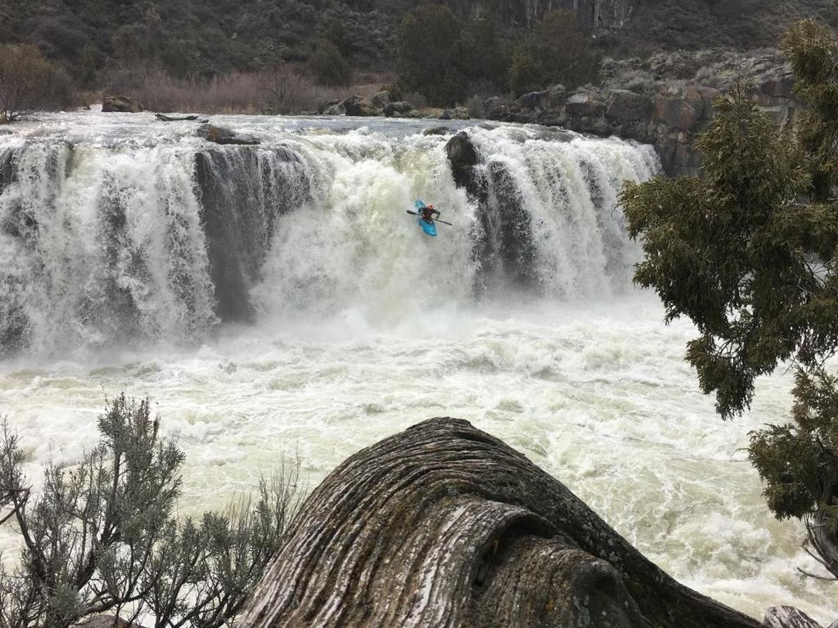Experienced kayakers sometimes take on Caldron Linn, also known as Star Falls.