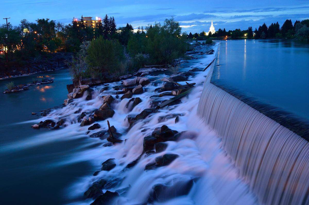 Idaho Falls Waterfalls
