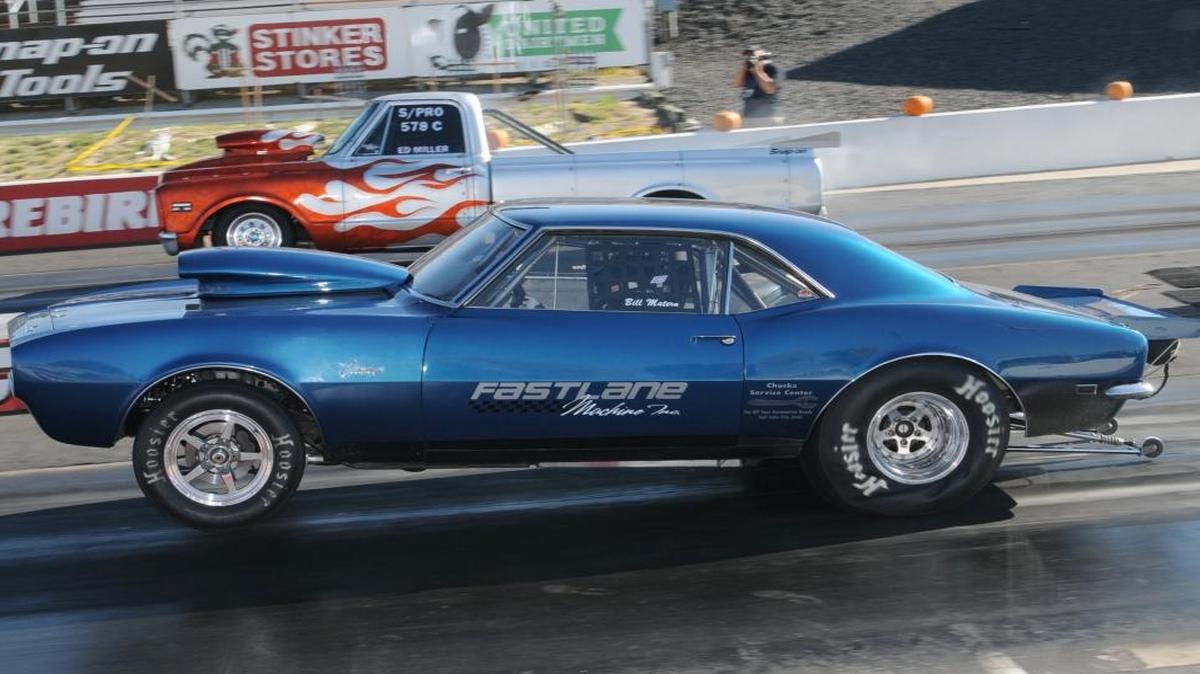 Defending NAPA Halloween Classic grand champion Bill Matern of Layton, Utah, became the first two-time Halloween overall winner with his 1968 Super Pro Camaro last October. More than 600 racers from 12 states and Canada are expected to compete in this year’s event, which runs through Sunday at Firebird Raceway. The Air Firebird Wheelstanding Show is one of the most anticipated events of the weekend. It begins at 8 p.m. Saturday and features racers battling for the highest and longest wheelstand.
