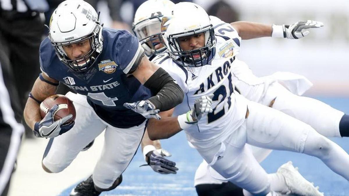 Akron defeated Utah State in last year’s Famous Idaho Potato Bowl. The Boise-based bowl game will kick off at 5 p.m. MT on Thursday, Dec. 22 in its 20th edition.