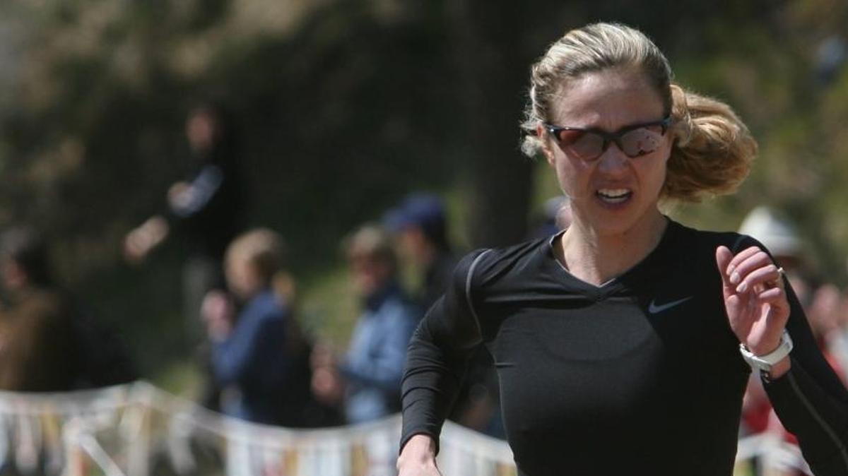Michelle Jensen was the first woman to cross the finish line in the 2008 Race to Robie Creek. Jensen previously won the race in 1995 and 1999.