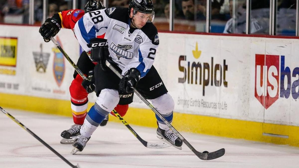 Rookie forward Will Merchant has scored five goals for the Steelheads this season, all on the power play.