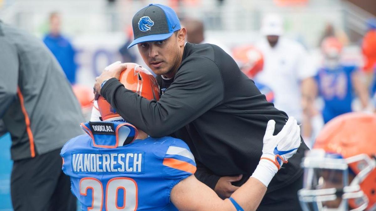 Oregon defensive coordinator Andy Avalos played at Boise State from 2000 to 2004 and was the Broncos’ defensive coordinator from 2016 to 2018.