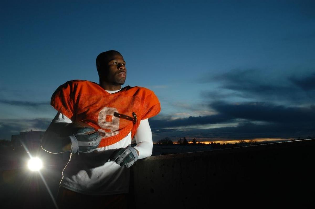 Boise State safety Quintin Mikell, seen standing on one of the ramps at Bronco Stadium, started every game of his four-year career at the school.