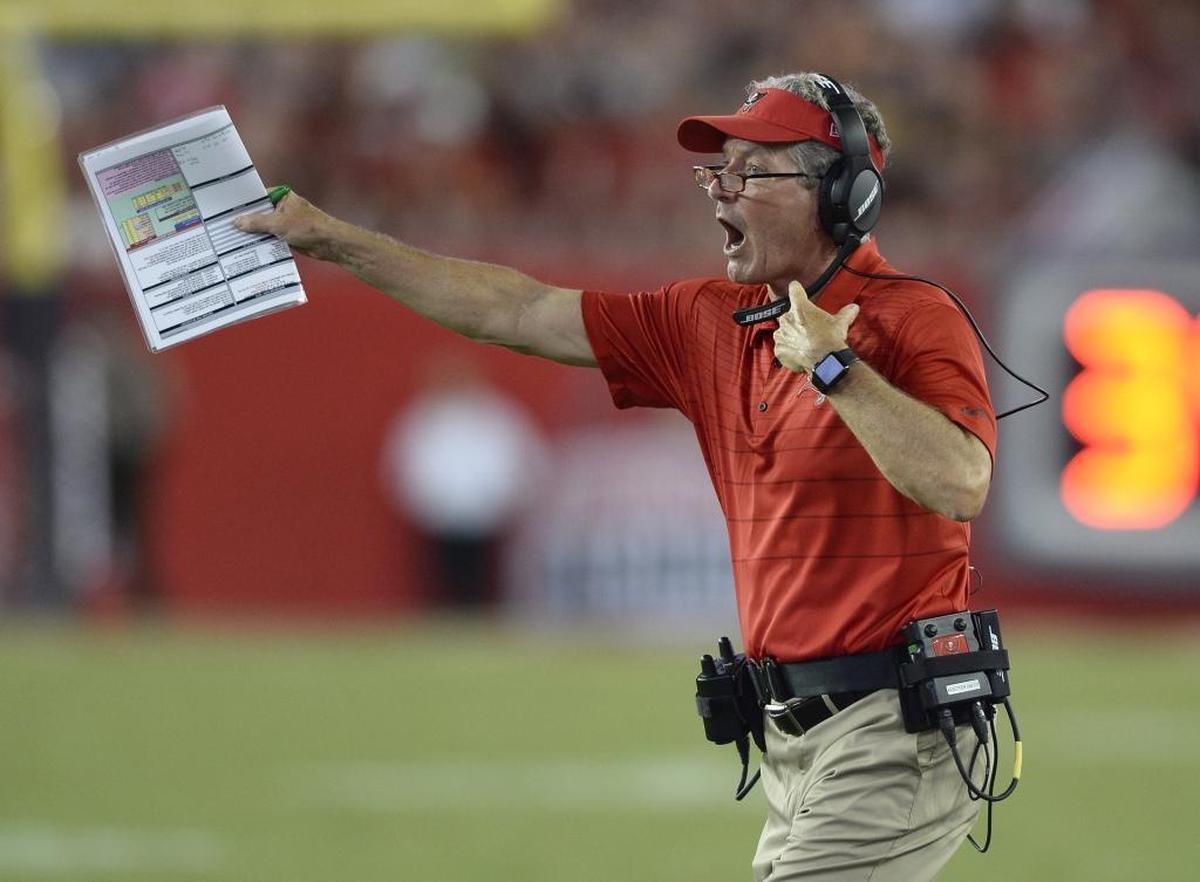 Dirk Koetter is in his second year as the head coach of the Tampa Bay Buccaneers.