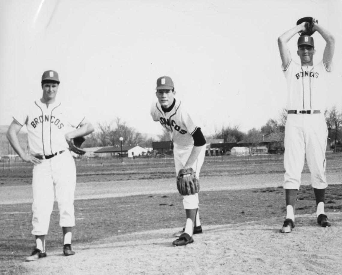 Boise State played baseball where the Appleton Tennis Center sits today. This photo is from 1968.