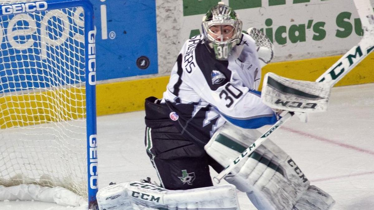 Goalie Philippe Desrosiers was reassigned to the Idaho Steelheads just in time for their 2018 opener in Wichita, Kansas.