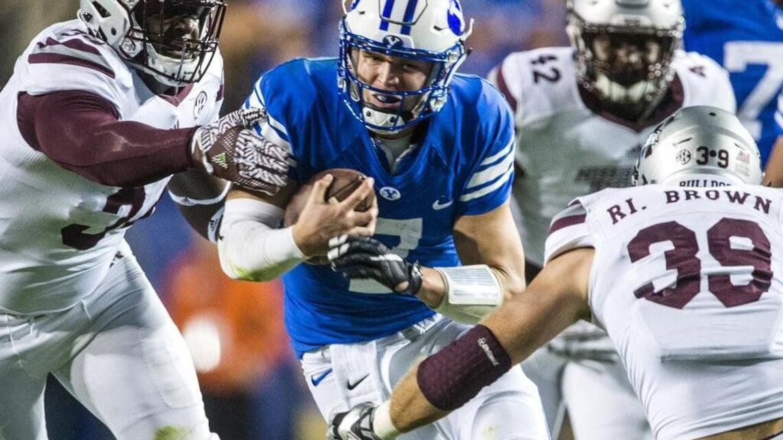 BYU beats Mississippi State in double overtime; faces Boise State next