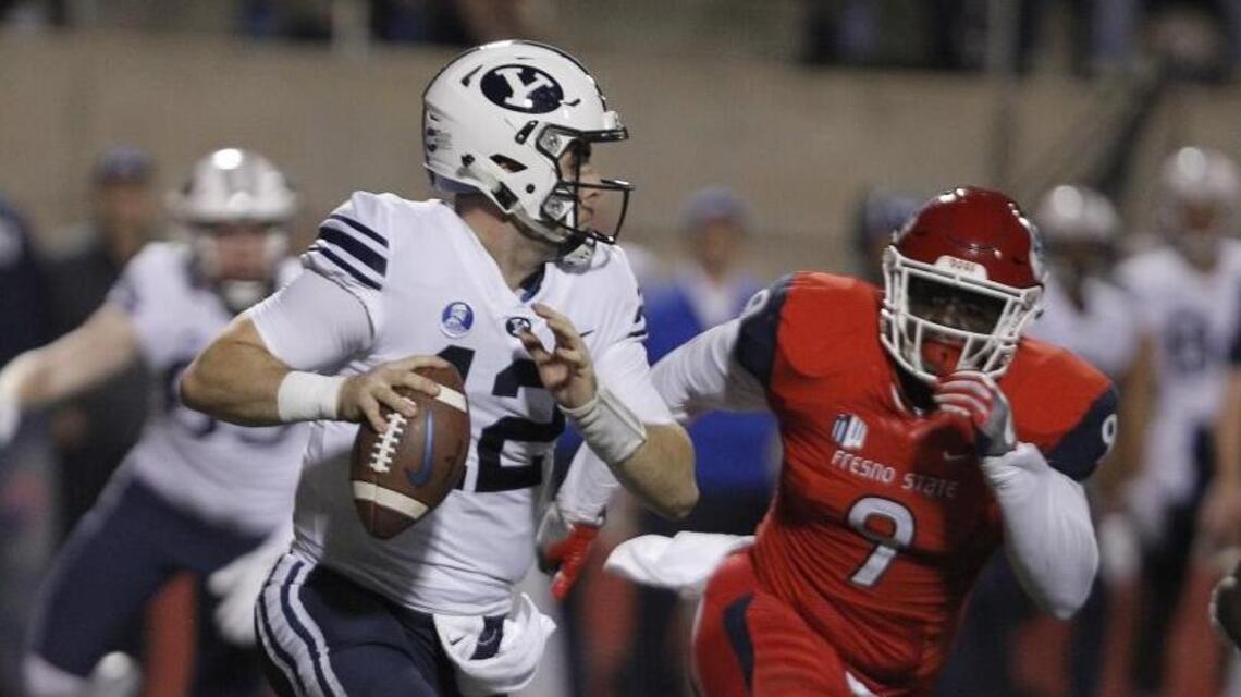 BYU QB Tanner Mangum (Eagle) needs surgery after season-ending injury