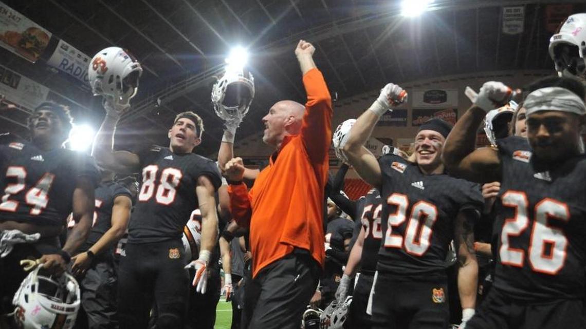 Idaho State football coach Rob Phenicie.