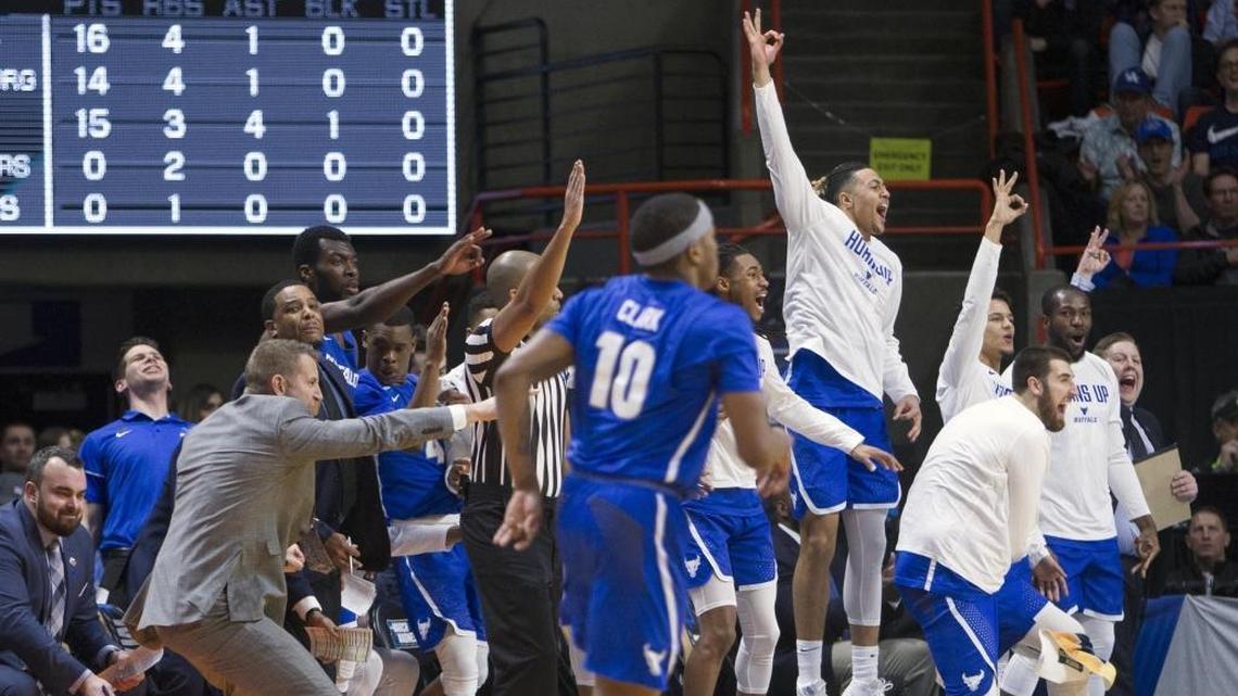 No. 13 Buffalo pulls off largest upset of the NCAA Tournament in Boise
