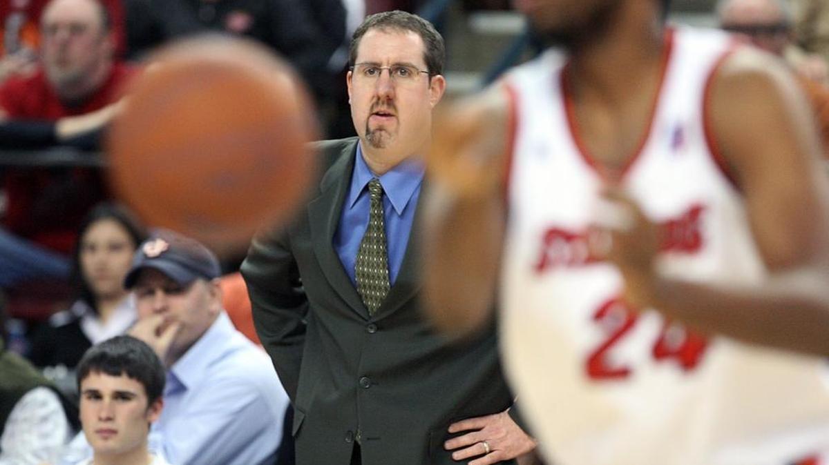 Idaho Stampede head coach Bryan Gates watches his team during a 2008 NBA Development League game.