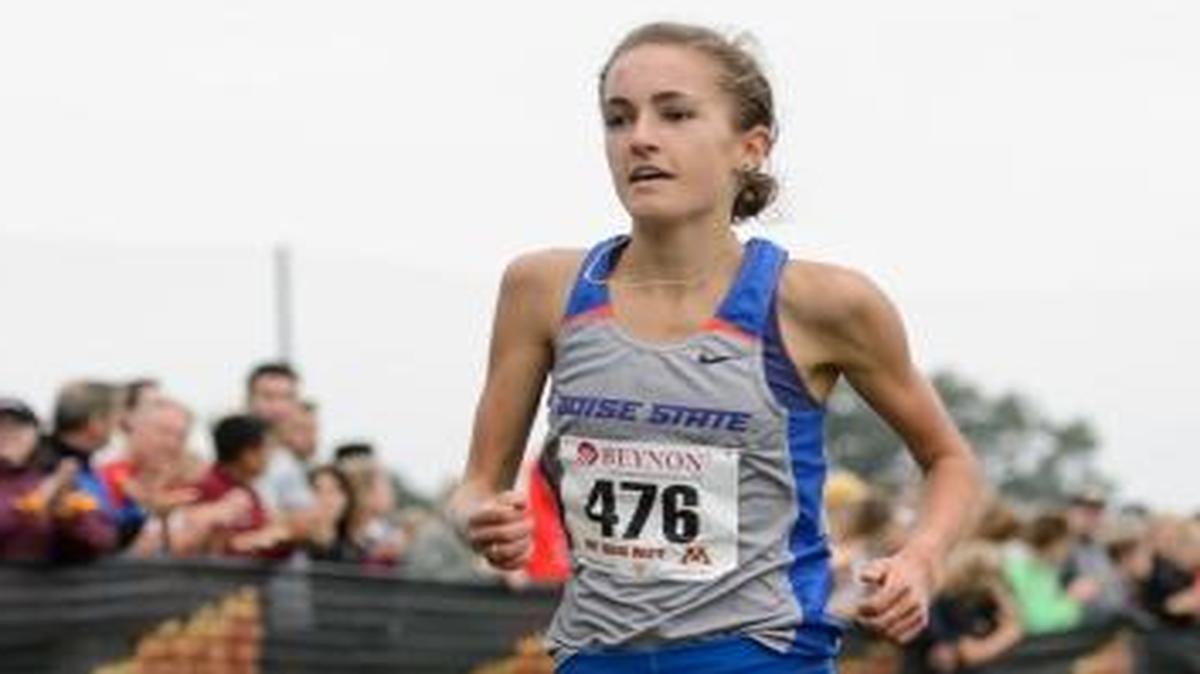 Brenna Peloquin of Boise State won the Griak Invite Cross Country Race on Sept. 24 at the University of Minnesota (above). Photo by Christopher Mitchell / SportShotPhoto.com