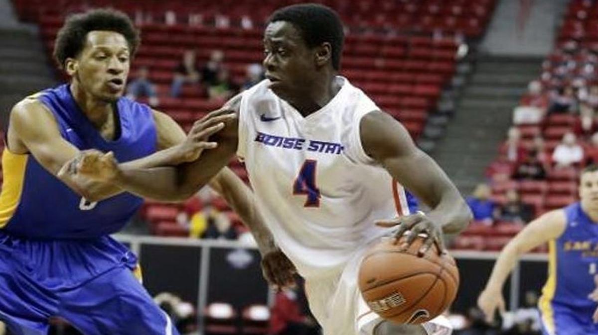 Former Boise State guard Thomas Bropleh was selected in the NBA D-League draft Saturday.