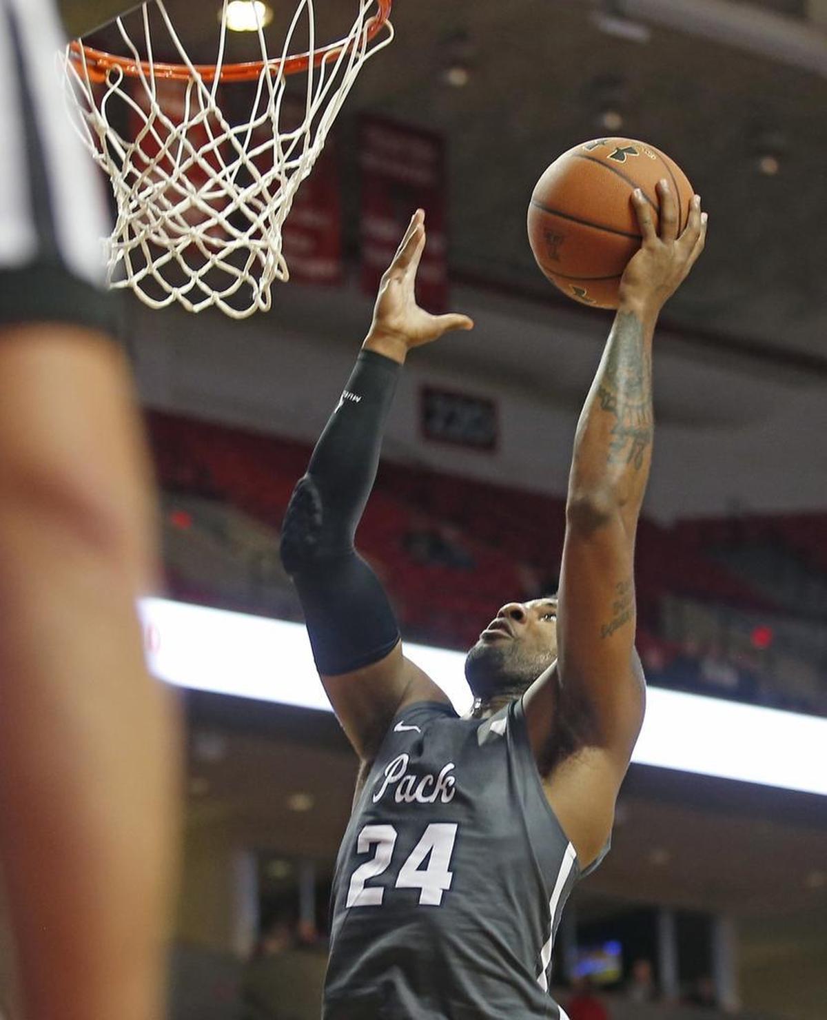 Nevada junior Jordan Caroline is expected to be one of the top players in the Mountain West this season.