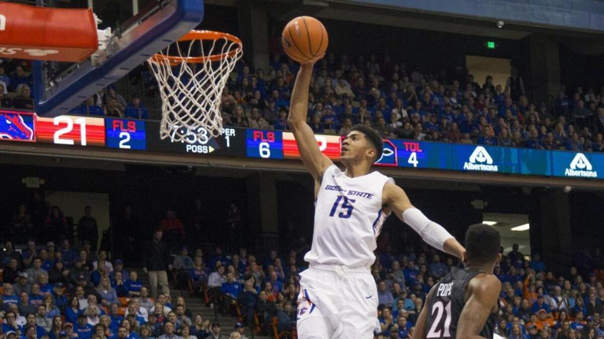 Former Boise State guard Chandler Hutchison is now playing for the Atlanta Hawks in the NBA summer league.