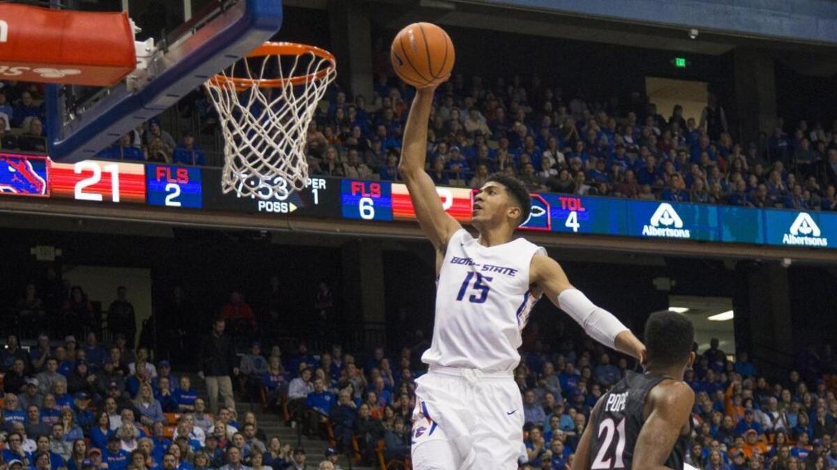 Boise State guard Chandler Hutchison could be a first-round pick in the 2018 NBA Draft. “I’m going to have the potential to be able to take care of my family and just give back to everything that’s been given to me in my life, and that’s just an unreal opportunity,” he said.