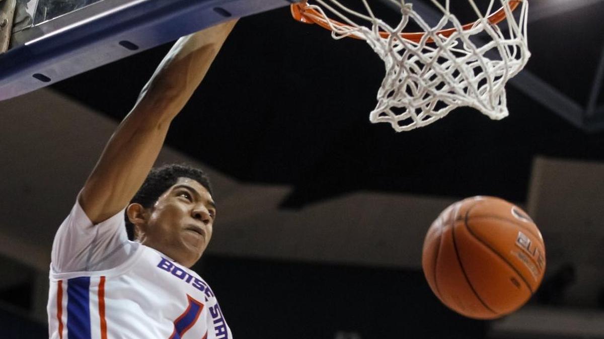 Boise State senior guard Chandler Hutchison was named the Mountain West Preseason Player of the Year on Wednesday.