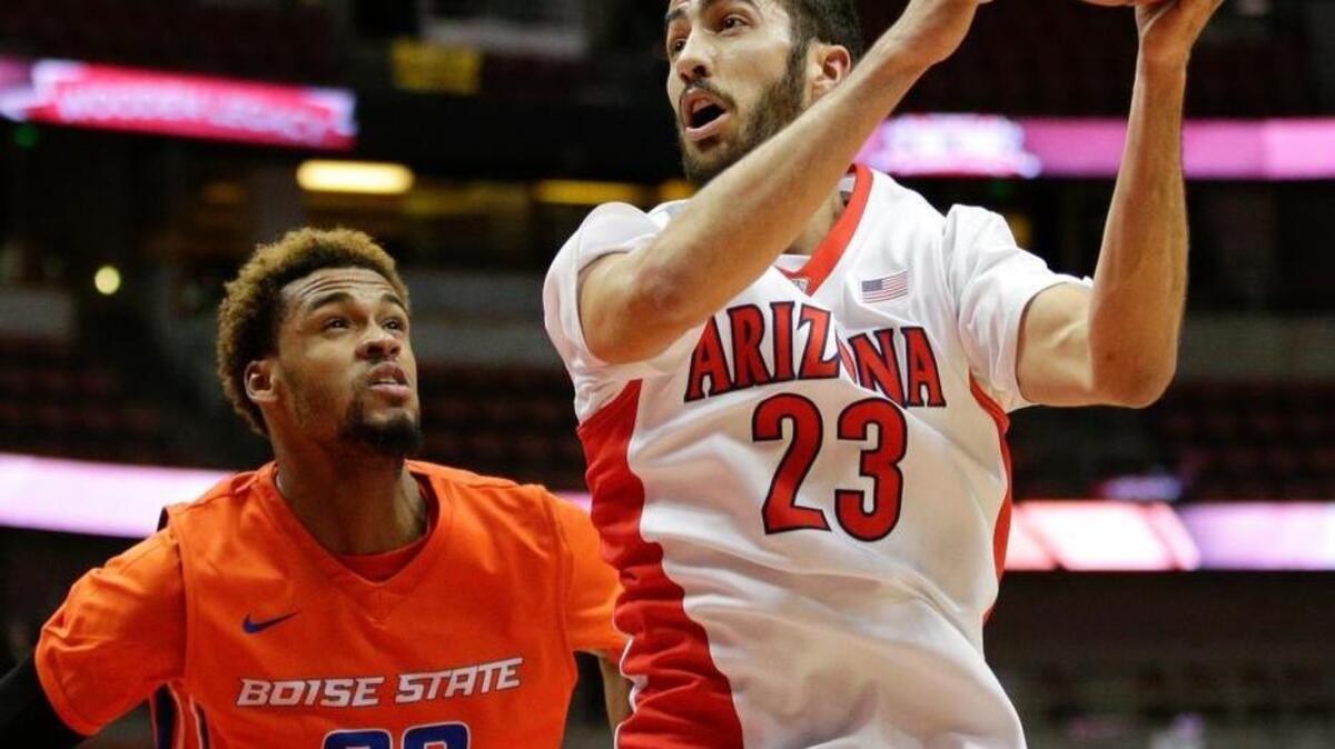 James Webb III, left, and Boise State have played No. 19 Arizona twice and No. 3 Michigan State once this season.