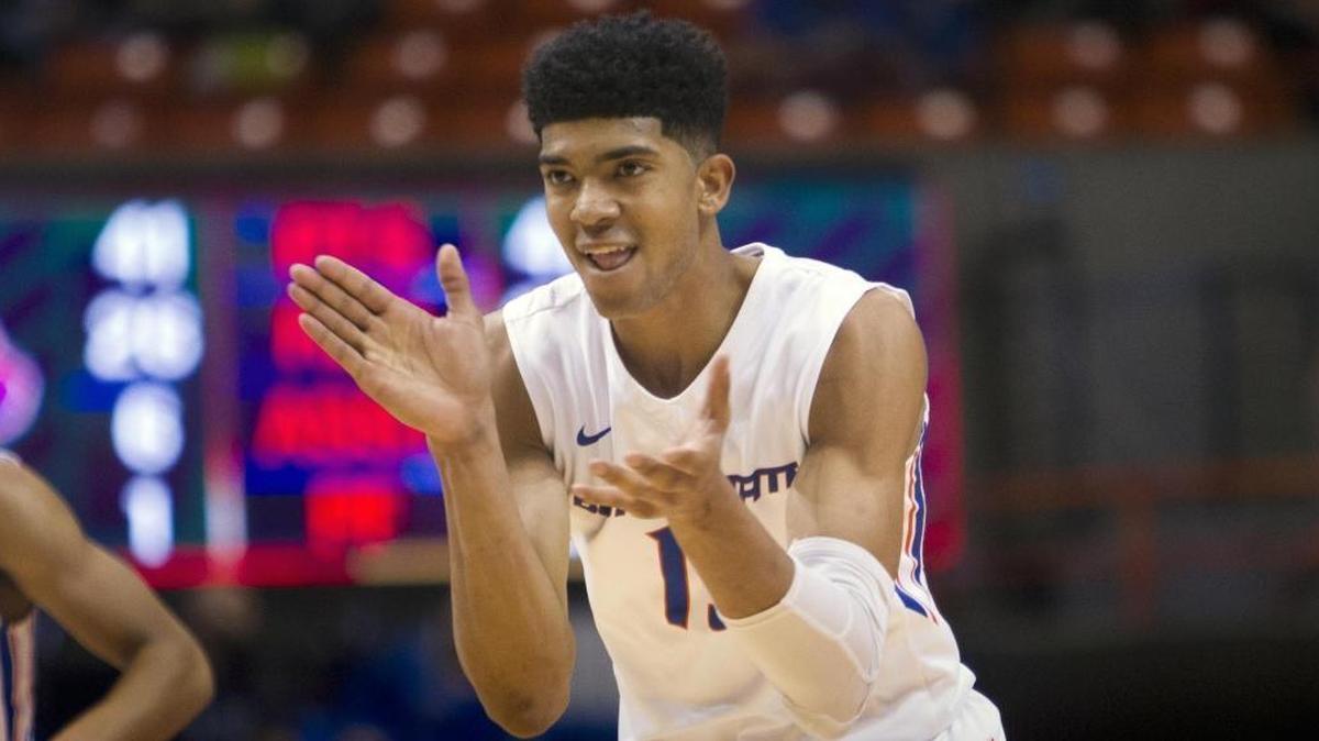 Senior guard Chandler Hutchison and the Boise State men’s basketball team will try to end SMU’s 29-game home winning streak on Monday night in a game that will be televised on ESPNU.