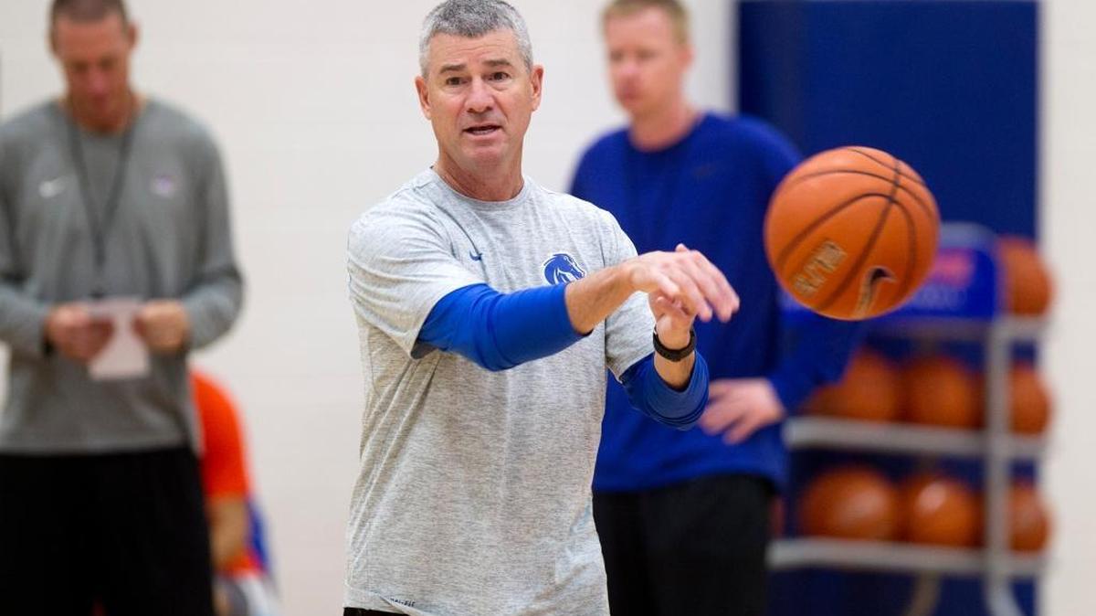 Now in his seventh year as head coach, Boise State’s Leon Rice holds a 122-75 record and has led the Broncos to a pair of NCAA Tournament appearances.