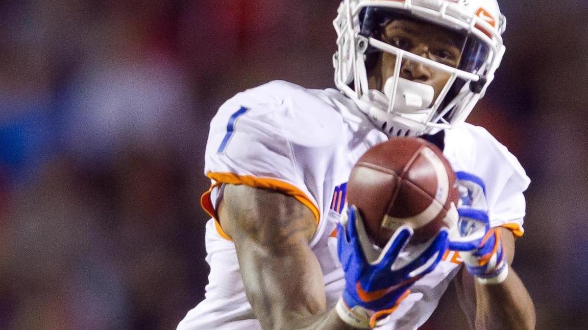 In his last healthy game, Boise State receiver Cedrick Wilson had season highs in catches (nine), receiving yards (167) and touchdowns (three) against New Mexico on Oct. 7.