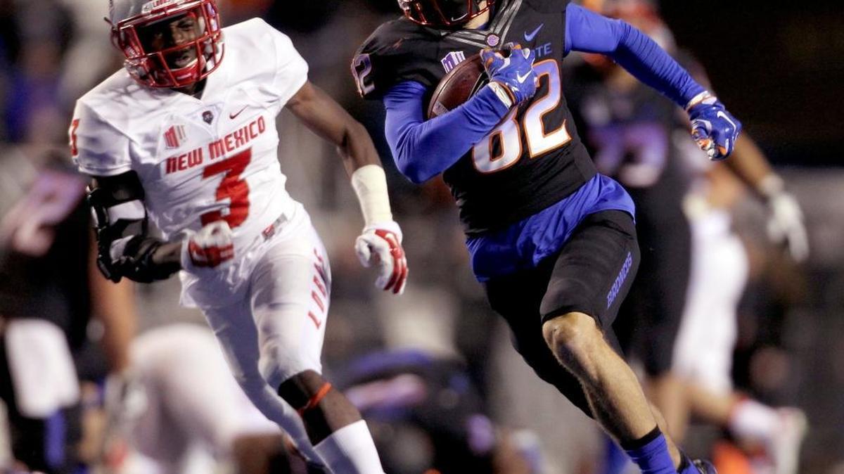 With 20 catches for 281 yards, both school records, Thomas Sperbeck was one of the few bright spots for Boise State receivers in Saturday’s loss to New Mexico. The Broncos’ wide receivers had about 10 drops in the game.