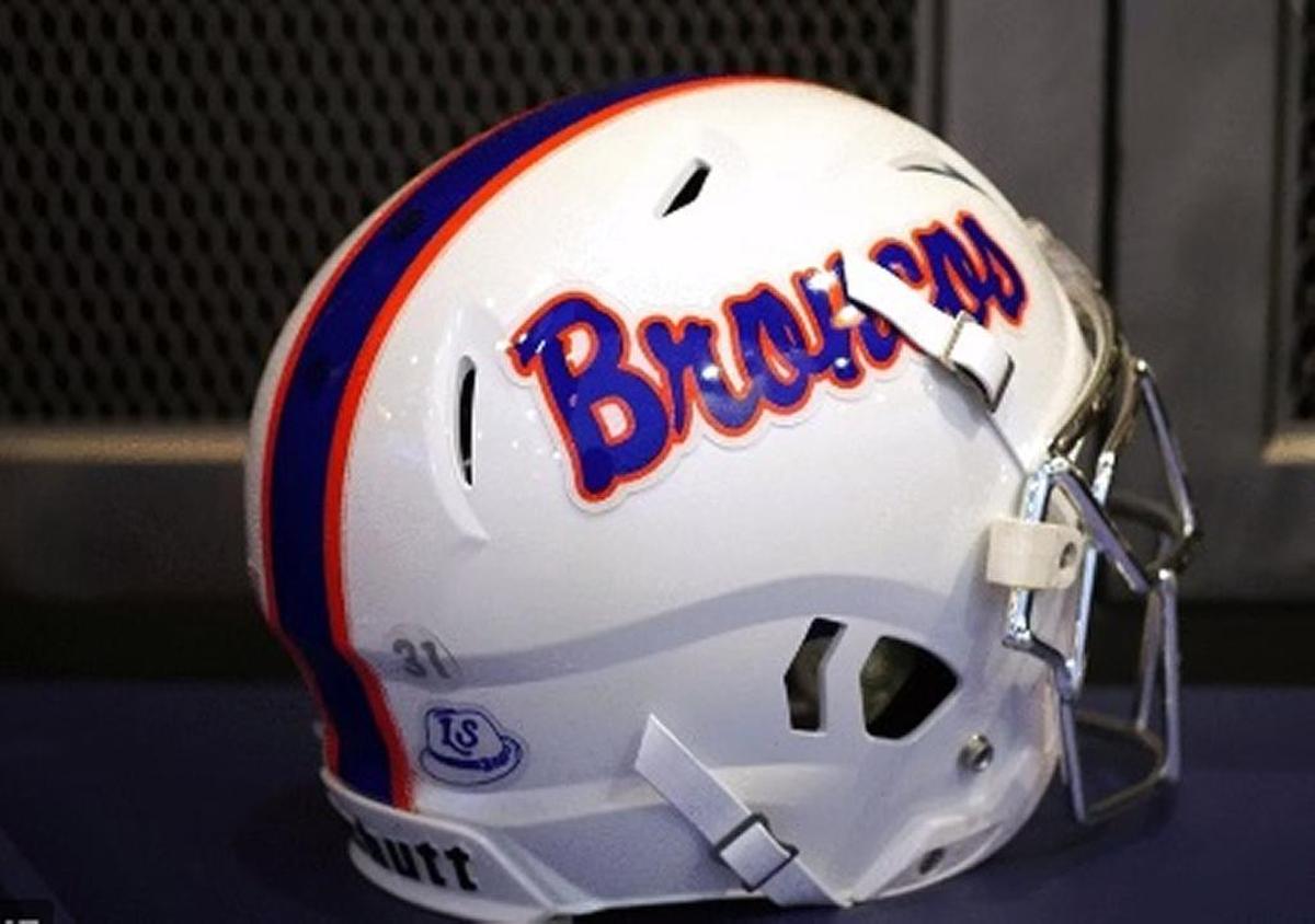 Boise State is sporting a new look on its helmets for Saturday’s game against Nevada at Albertsons Stadium.