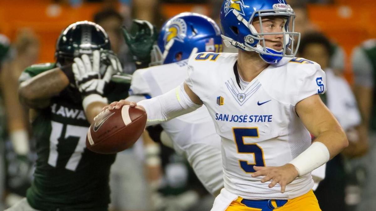 Kenny Potter threw for a season-high 312 yards against Hawaii last week. He ran for 116 against Nevada the week before.
