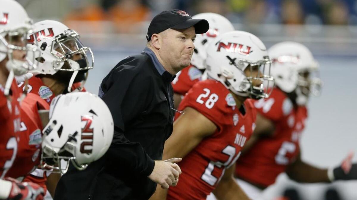 Rod Carey has 31 victories and three MAC championship appearances in as many years as the Northern Illinois head coach.